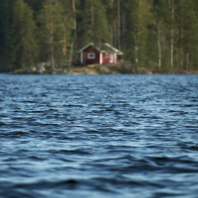 Schwedische sommerhaeuser natur