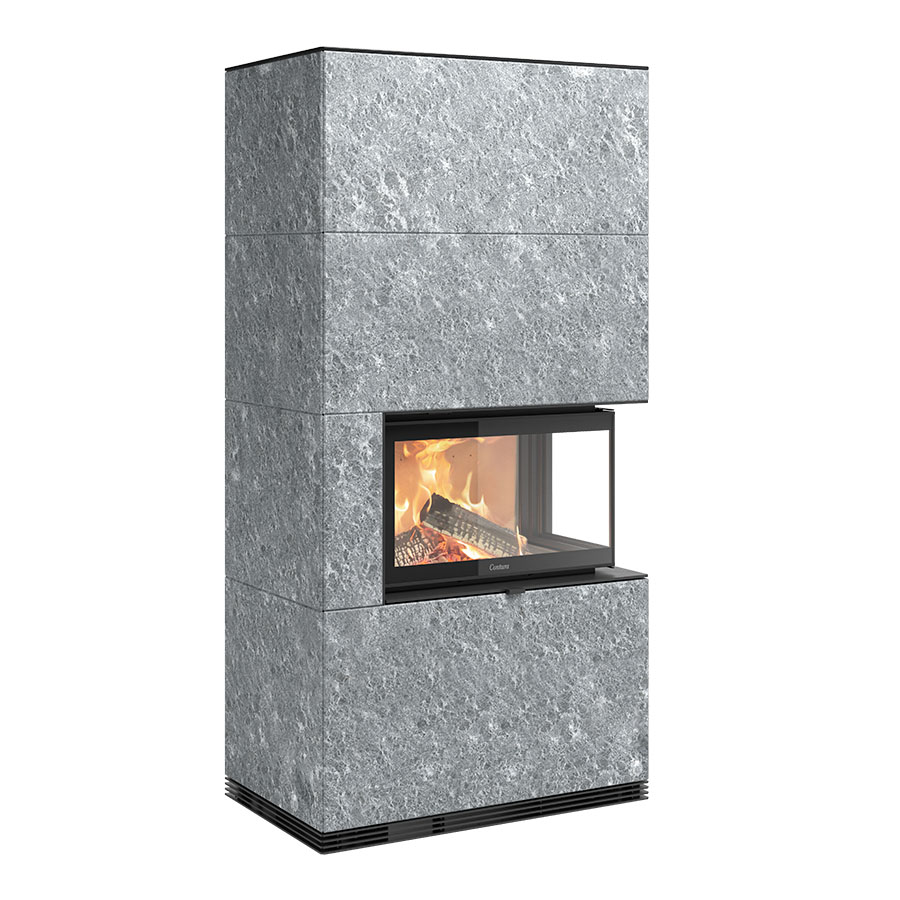 Product image of Contura i41AN framed with soapstone